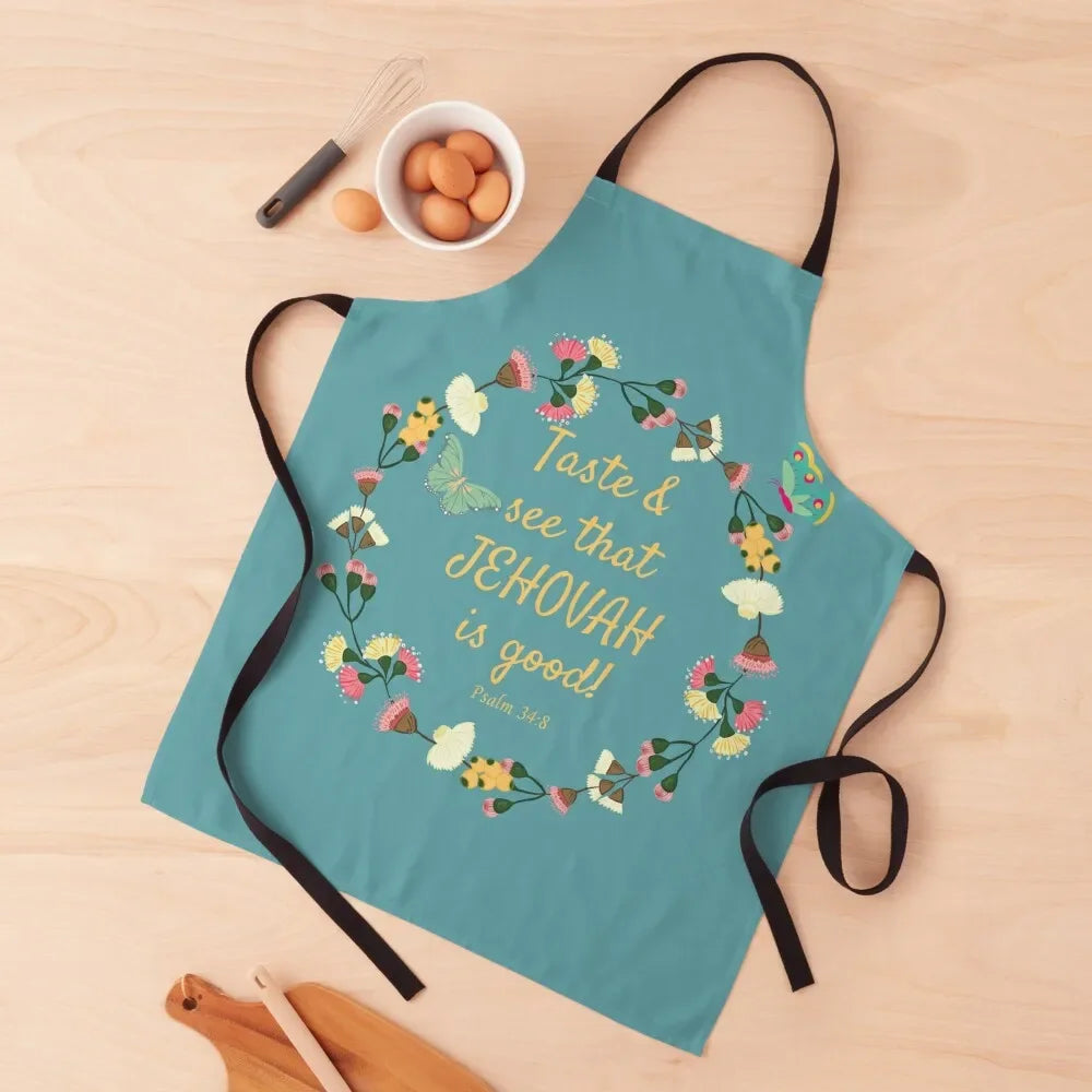 "Taste and See that Jehovah is Good!" - Psalm 34:8 Waterproof Apron