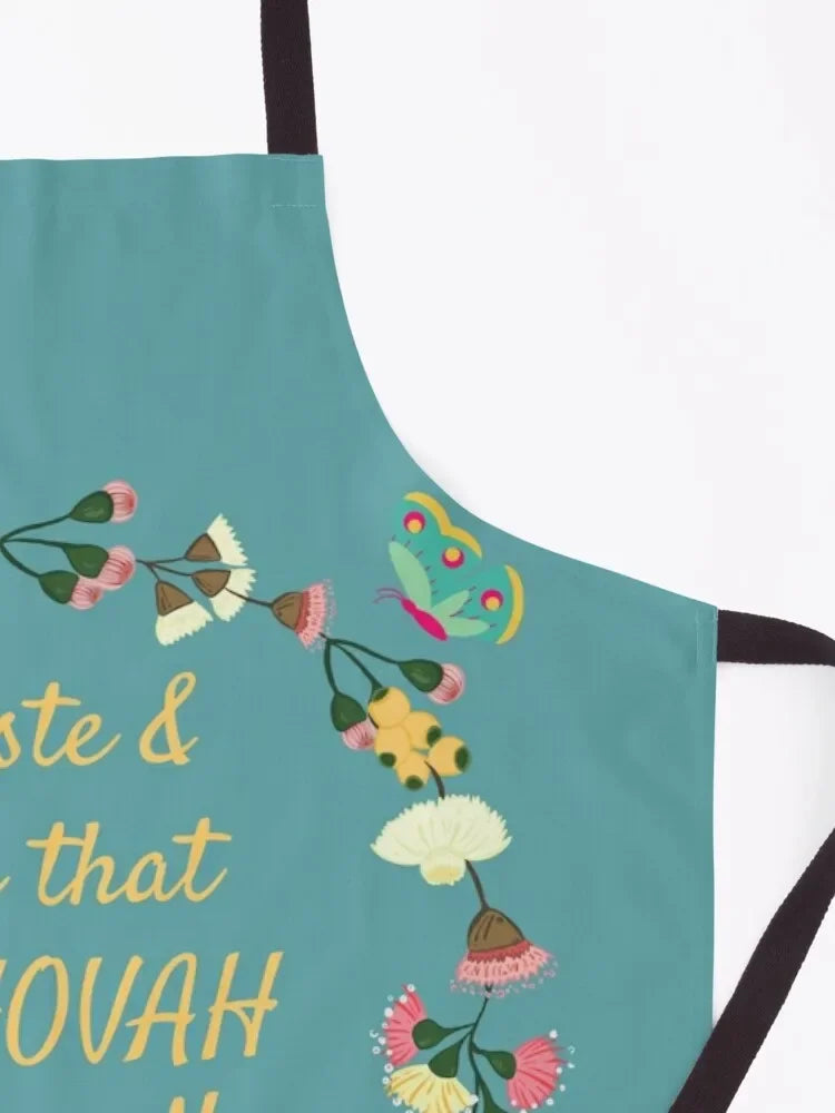 "Taste and See that Jehovah is Good!" - Psalm 34:8 Waterproof Apron