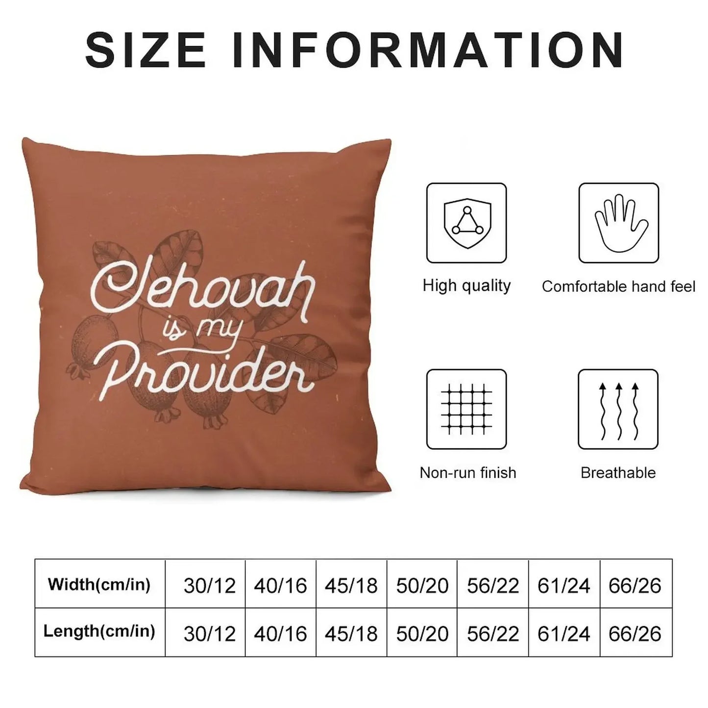 "Jehovah is My Provider" Pillowcase/cover